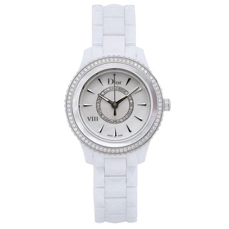 dior viii mother-of-pearl dial ceramic ladies watch|Dior VIII Mother.